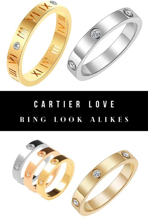 amazon cartier dupe ring|cartier look alike ring.